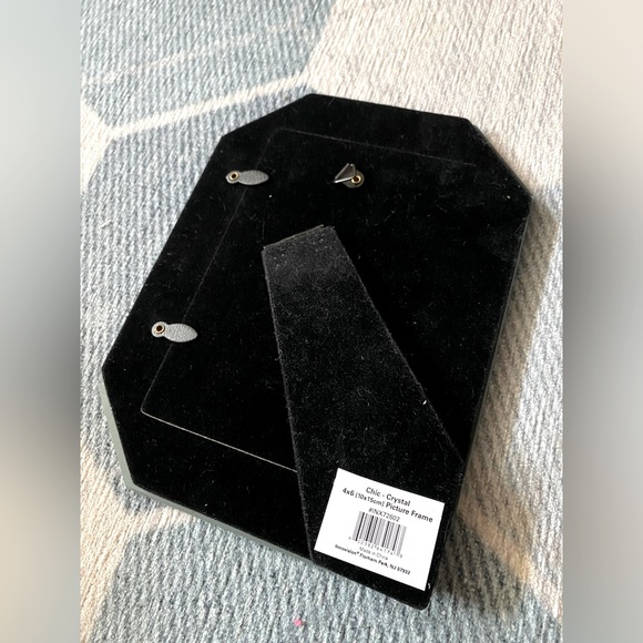 Innovision Morage Mirror Collection Chic Crystal 4x6 Picture Frame - Picture 3 of 3